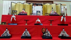 北門神社の「ひな人形」は、明治29年の７段飾り！